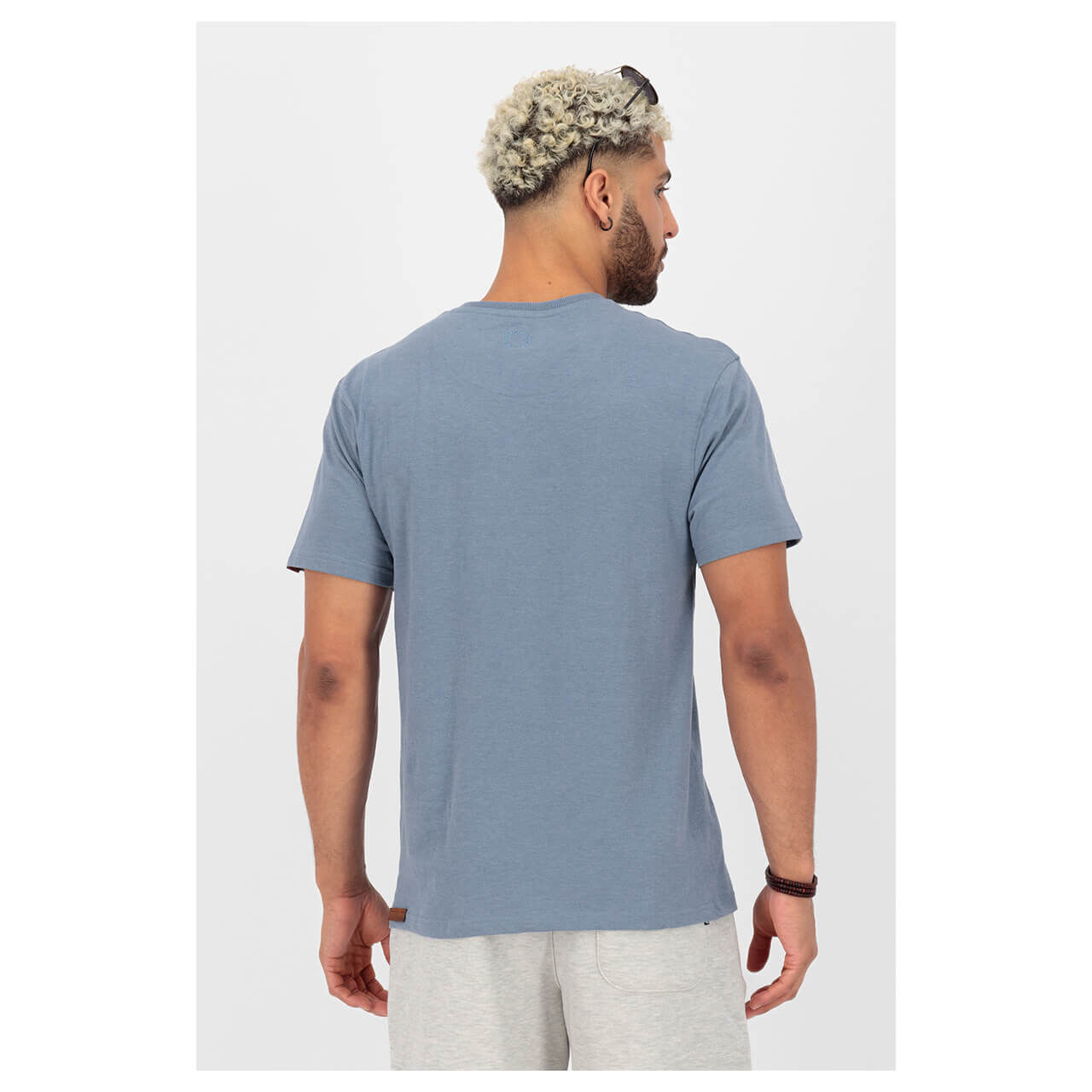 Alife and Kickin Herren T-Shirt Maddox elemental blue melange