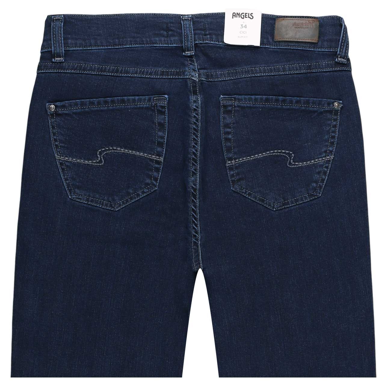 Damenjeans Cici von Angels in Dunkelblau, detaillierte Rückansicht