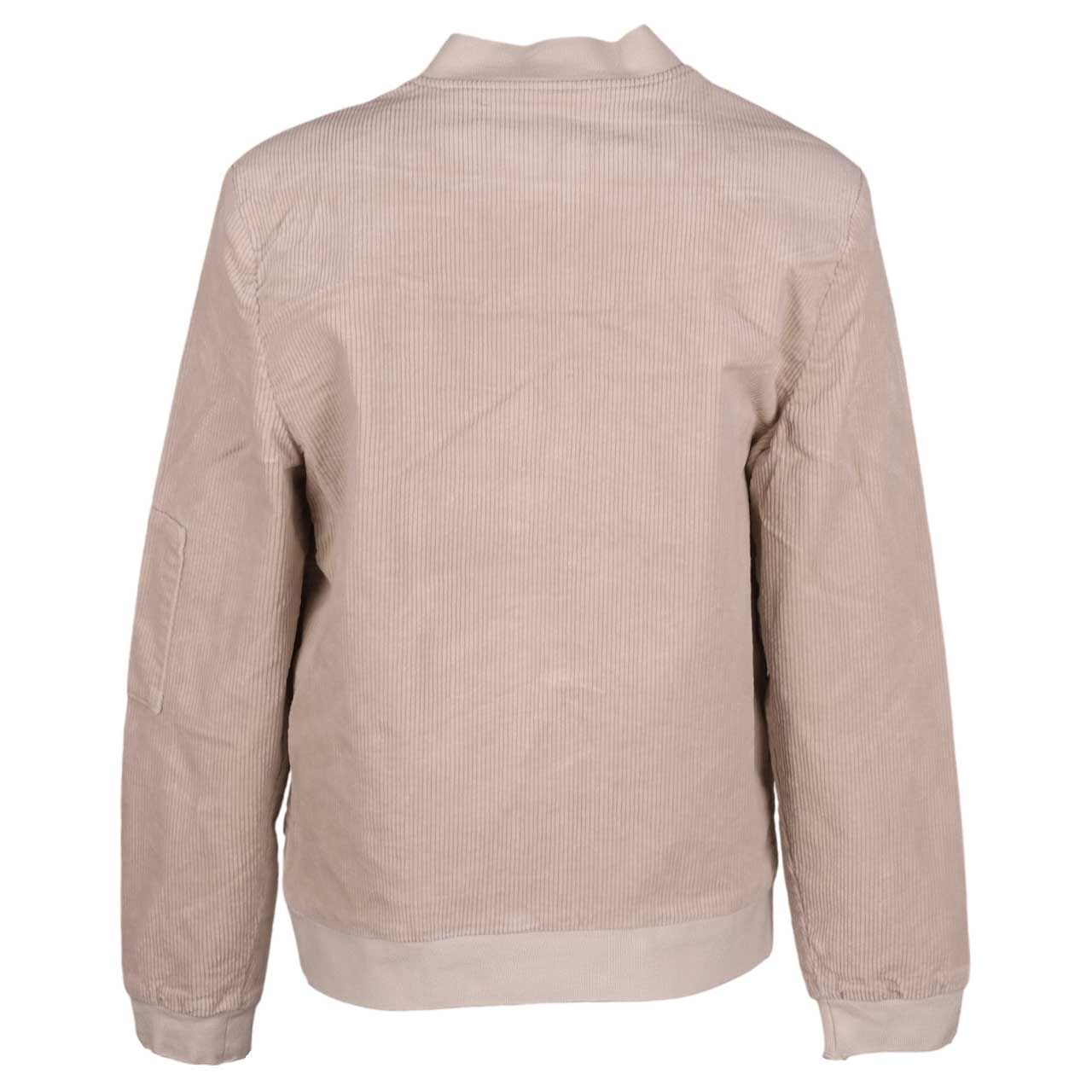 Damen Cord Jacke Blouson von Senoritas ICON in Hellbeige, Rückansicht