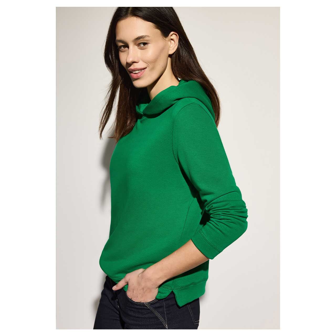 Cecil Damen Hoodie Sweatshirt garden green