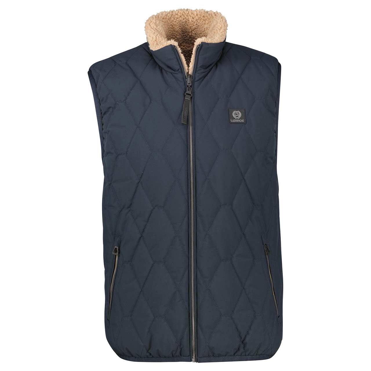 Lerros Herren Wendeweste blue night contrast