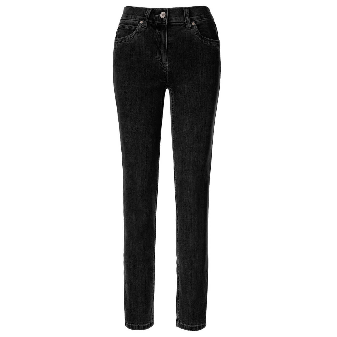 annamontana-jeans-angelika-black Anna Montana Angelika Röhre Jeans für Damen in Schwarz, FarbNr.: 0001