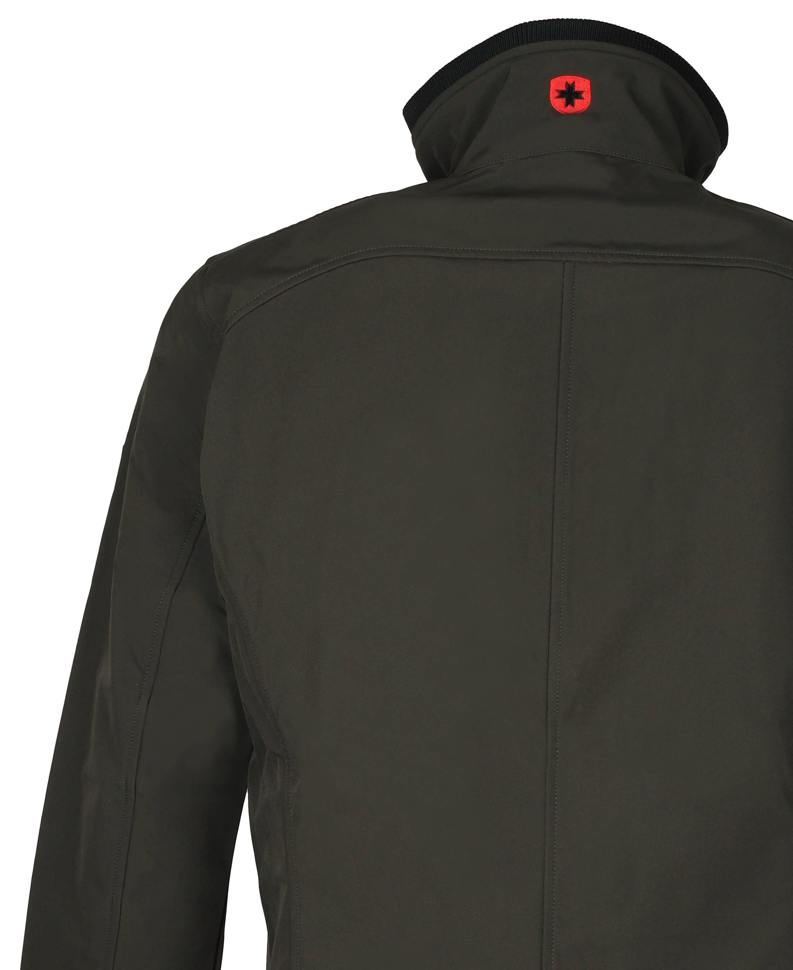 Herren Softshell Jacke Alpinus von Wellensteyn in Dunkelgrün, Detailansicht vorne