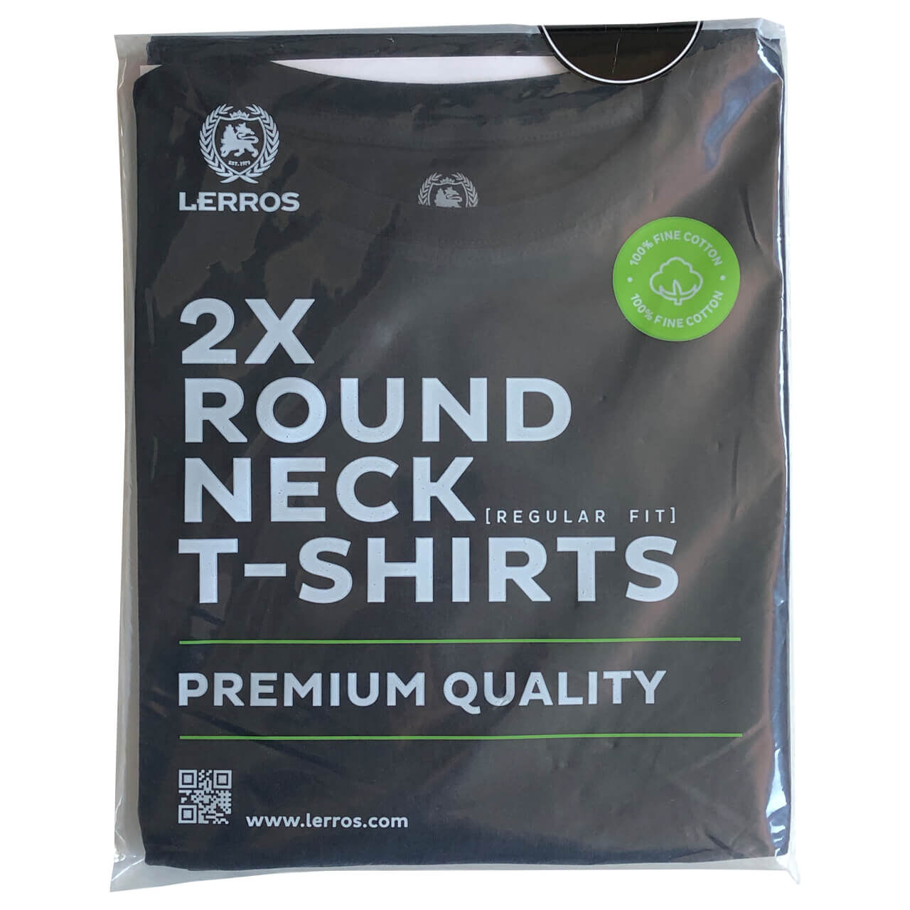 Lerros Herren T-Shirts Round Neck black