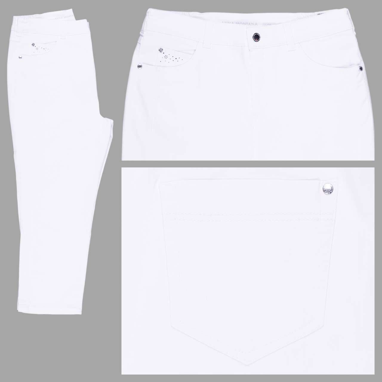 Anna Montana Dora Milano 3/4 Jeans white