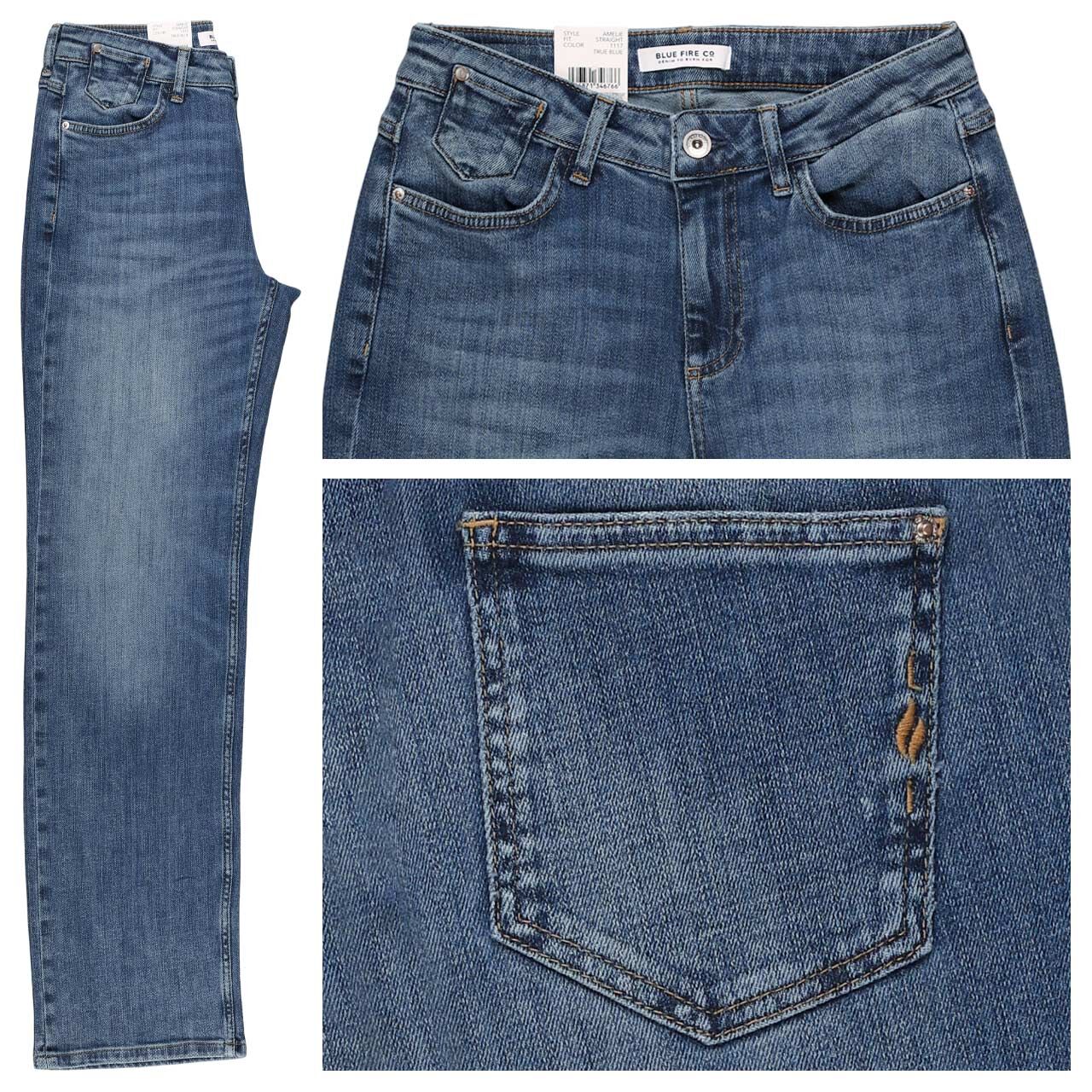 Blue Fire Amelie Jeans true blue straight