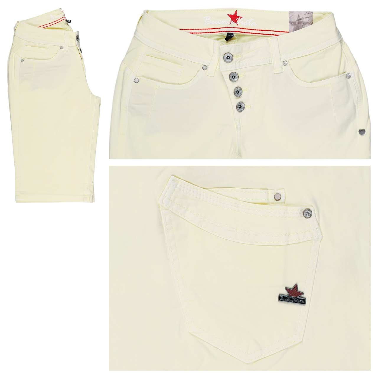 Buena Vista Malibu-Short Summer Twill Baumwollhose buttermilk