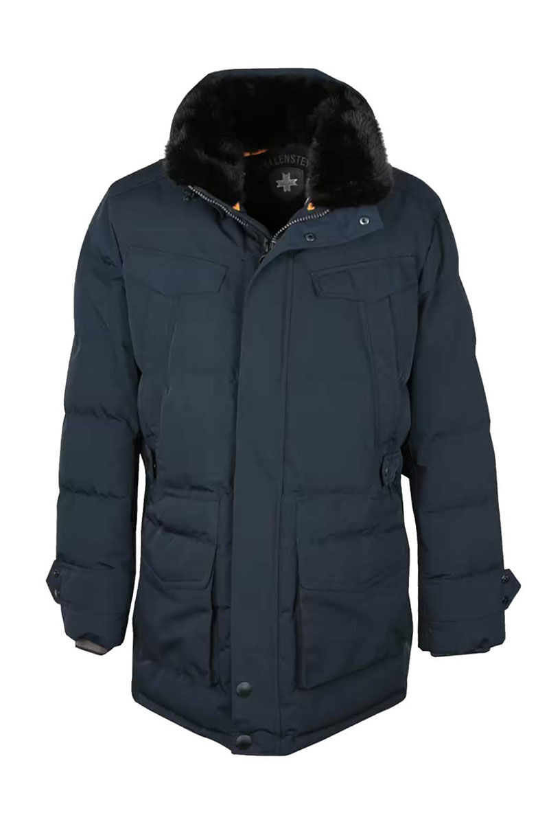 Vorderansicht der Wellensteyn Seamaster Herrenjacke in Blau