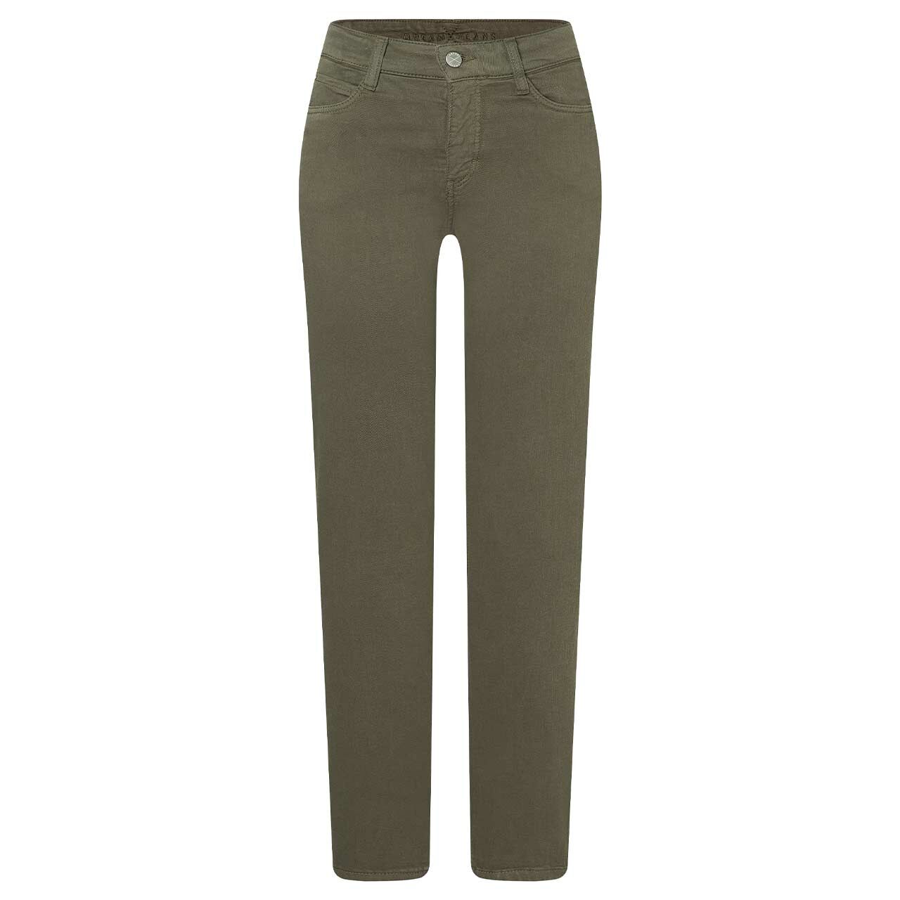 Damenjeans Dream von MAC in Olivgrün, Vorderansicht