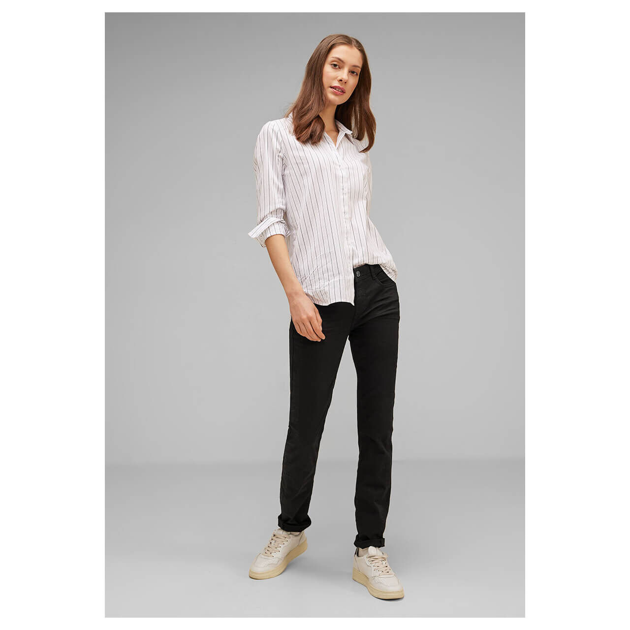 Street One Jane Jeans clean black thermo denim