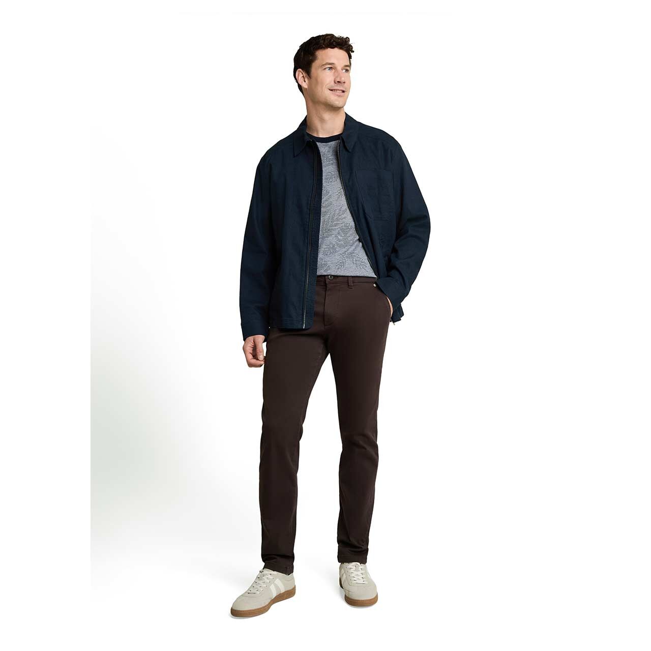 Tom Tailor Simon Chinohose dark chocolate brown