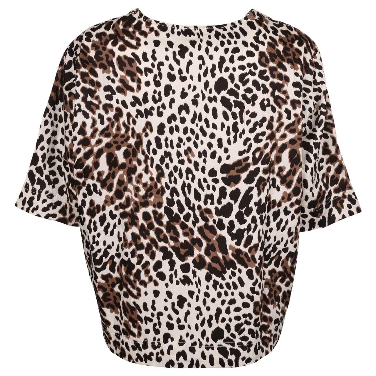 Damen Kurzarm Bluse von s.Oliver in Weiß mit Print, Rückansicht
