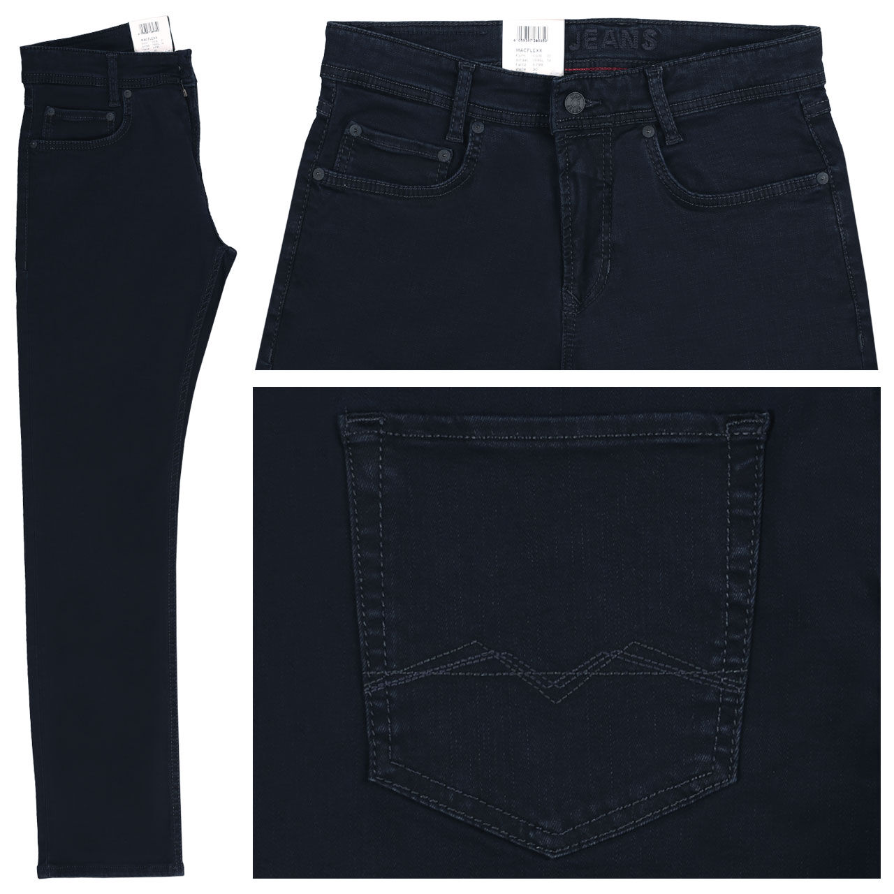 mac-jeans-macflexx-darknightblue-h799 MAC Jeans Flexx für Herren in Dunkelblau, FarbNr.: H799