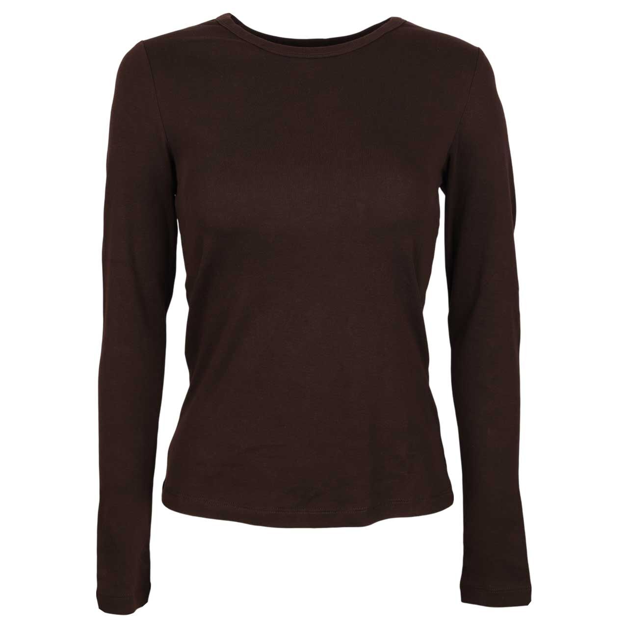 s.Oliver Damen Langarm Shirt bitter chocolate