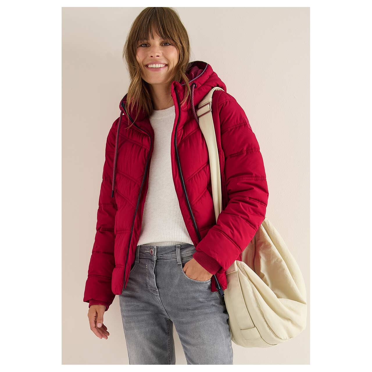 Cecil Jacke Padded Jacket in Rot kaufen 16710 - Main Image
