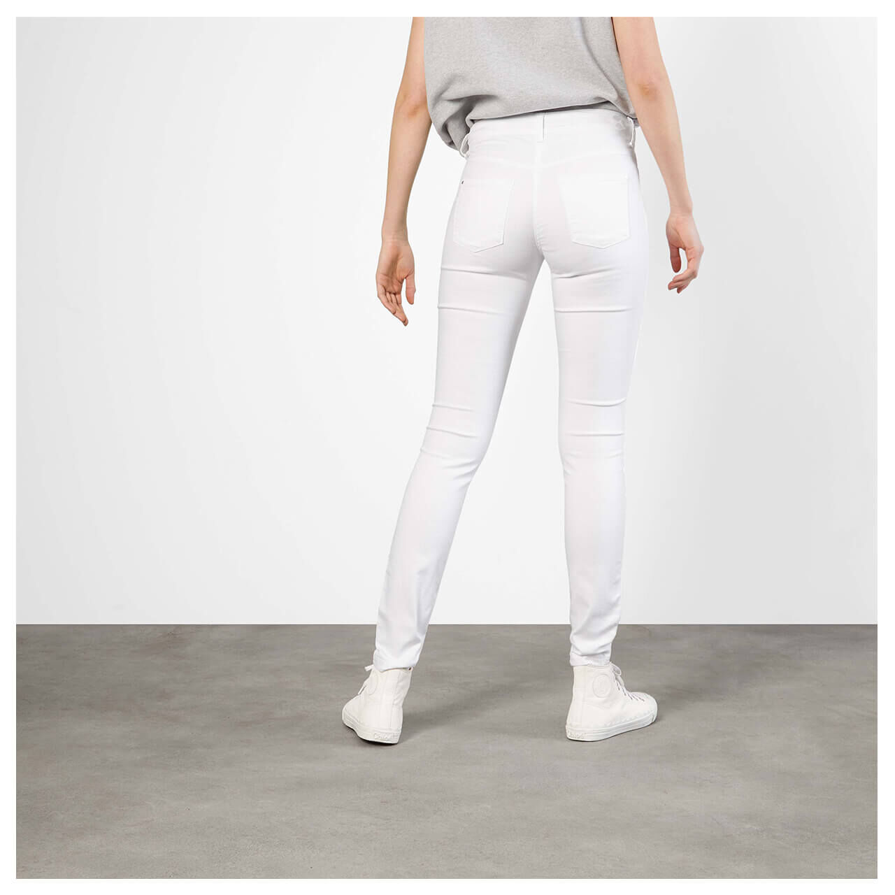 MAC Jeans Dream Skinny für Damen in Weiß, FarbNr.: D010
