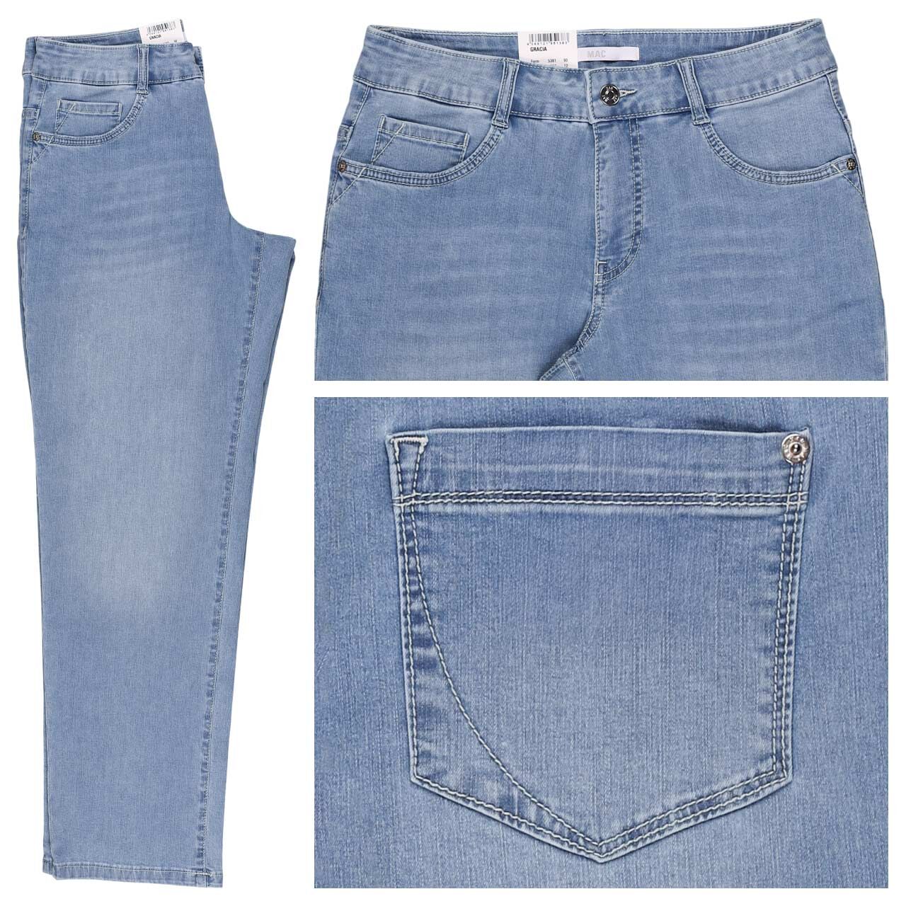 MAC Gracia Jeans light blue wash