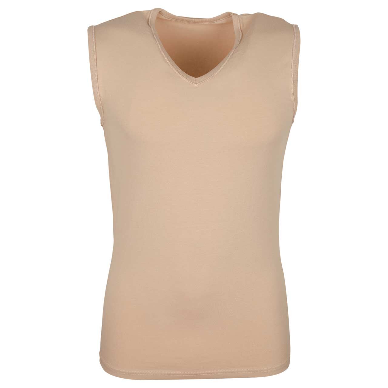 Herren Tank Top Venti von Casa Moda in Beige, Vorderansicht