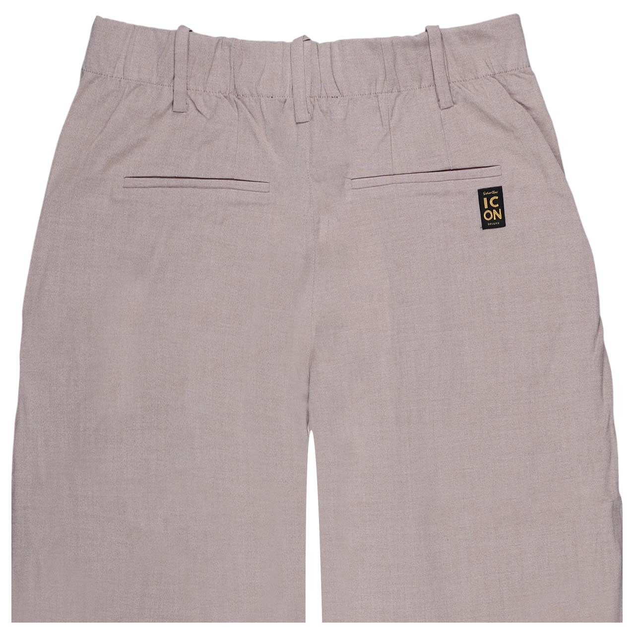 Damen Hose Hemingway von Senoritas ICON in Beige meliert, detaillierte Rückansicht