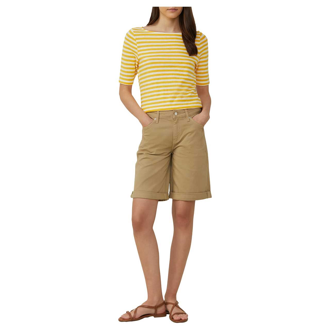 s.Oliver Damen T-Shirt sunny yellow stripes