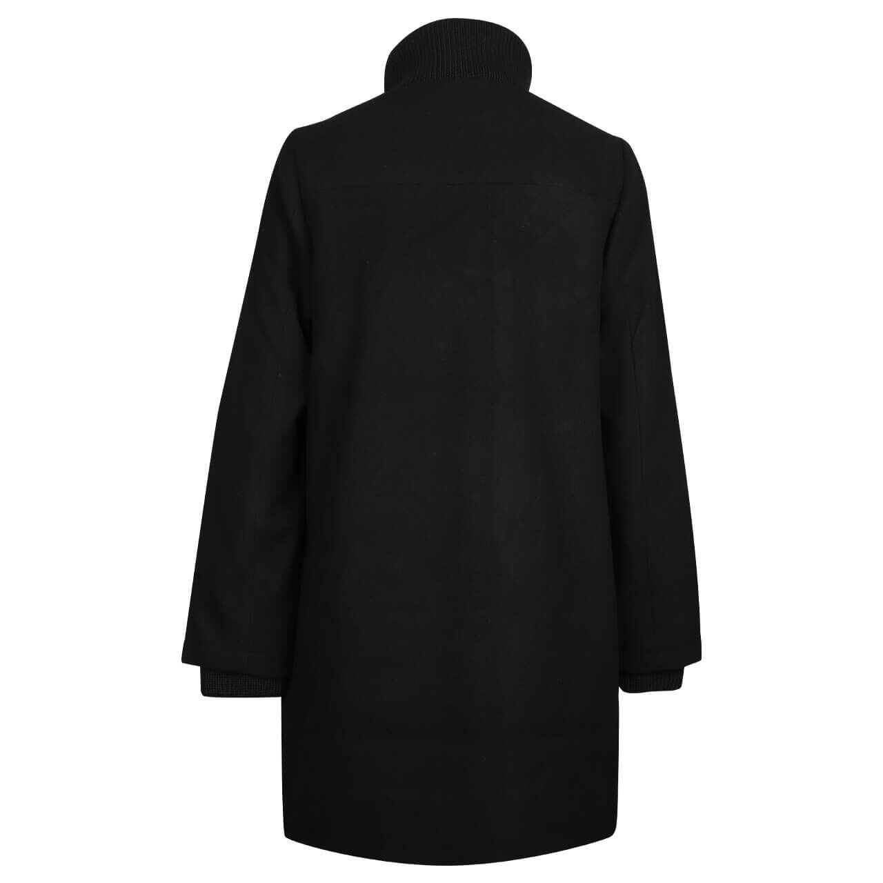 Street One Damen Mantel black with knit details