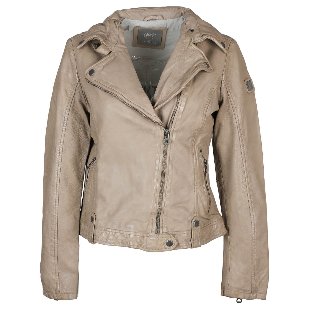 Mauritius Damen Lederjacke Faible cream