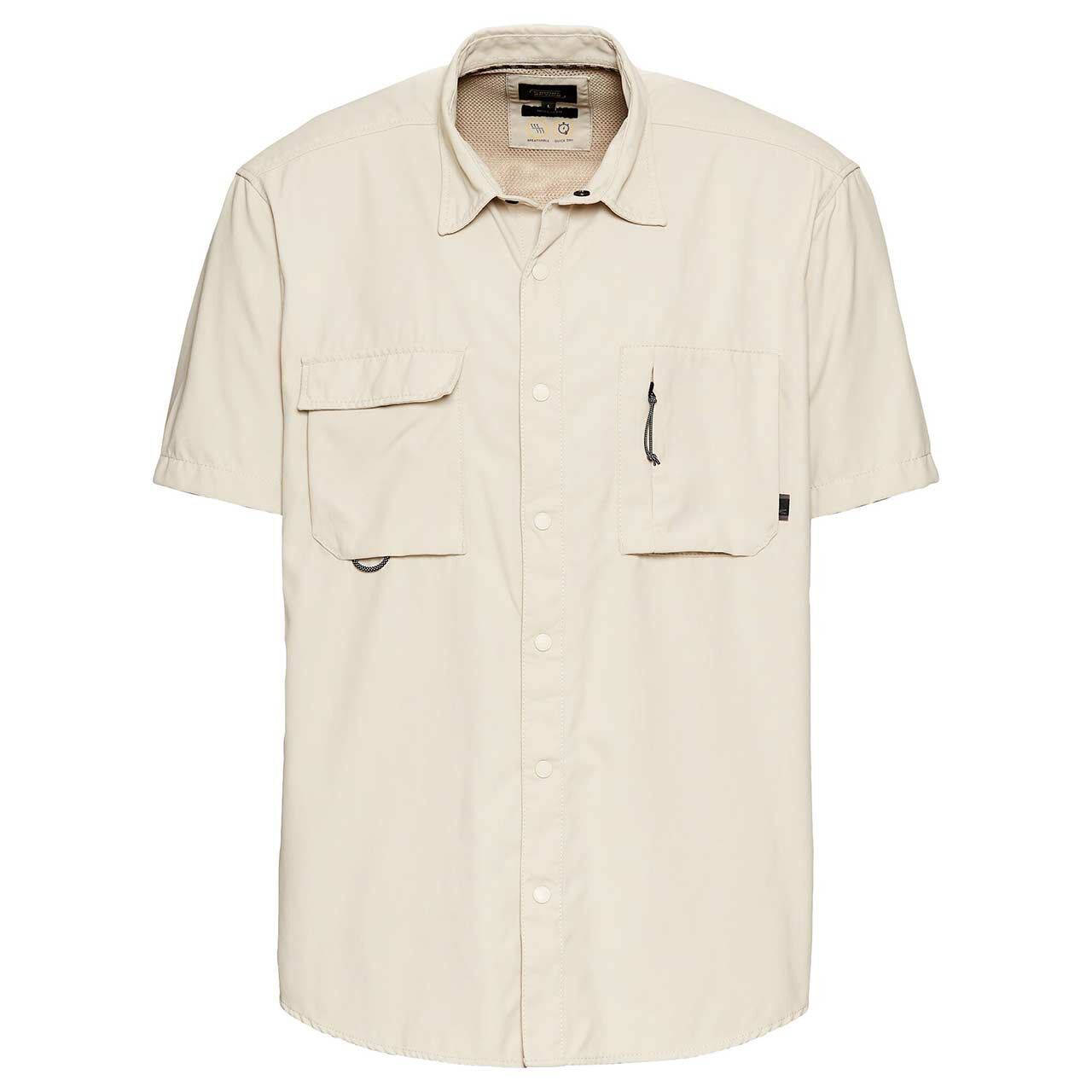 Camel active Herren 1/2 Arm Hemd ecru