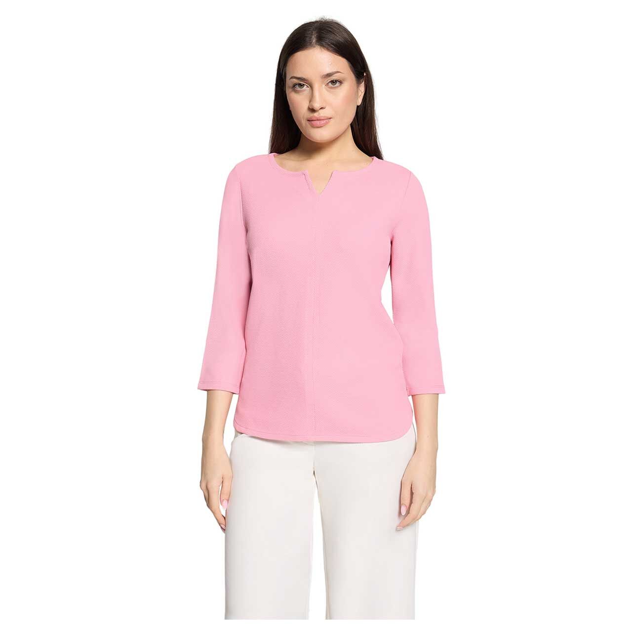 Damen 3/4 Arm Shirt von Betty Barclay in Rosa, Vorderansicht am Model