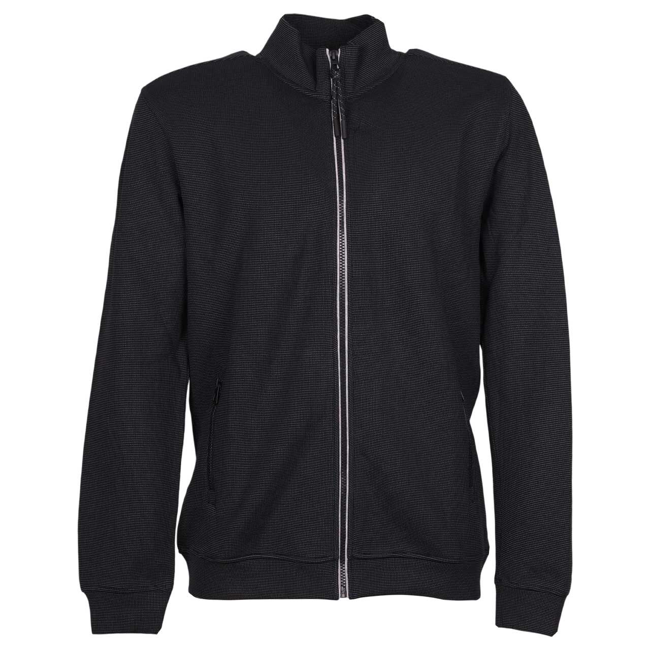 Lerros Herren Sweatjacke black structured