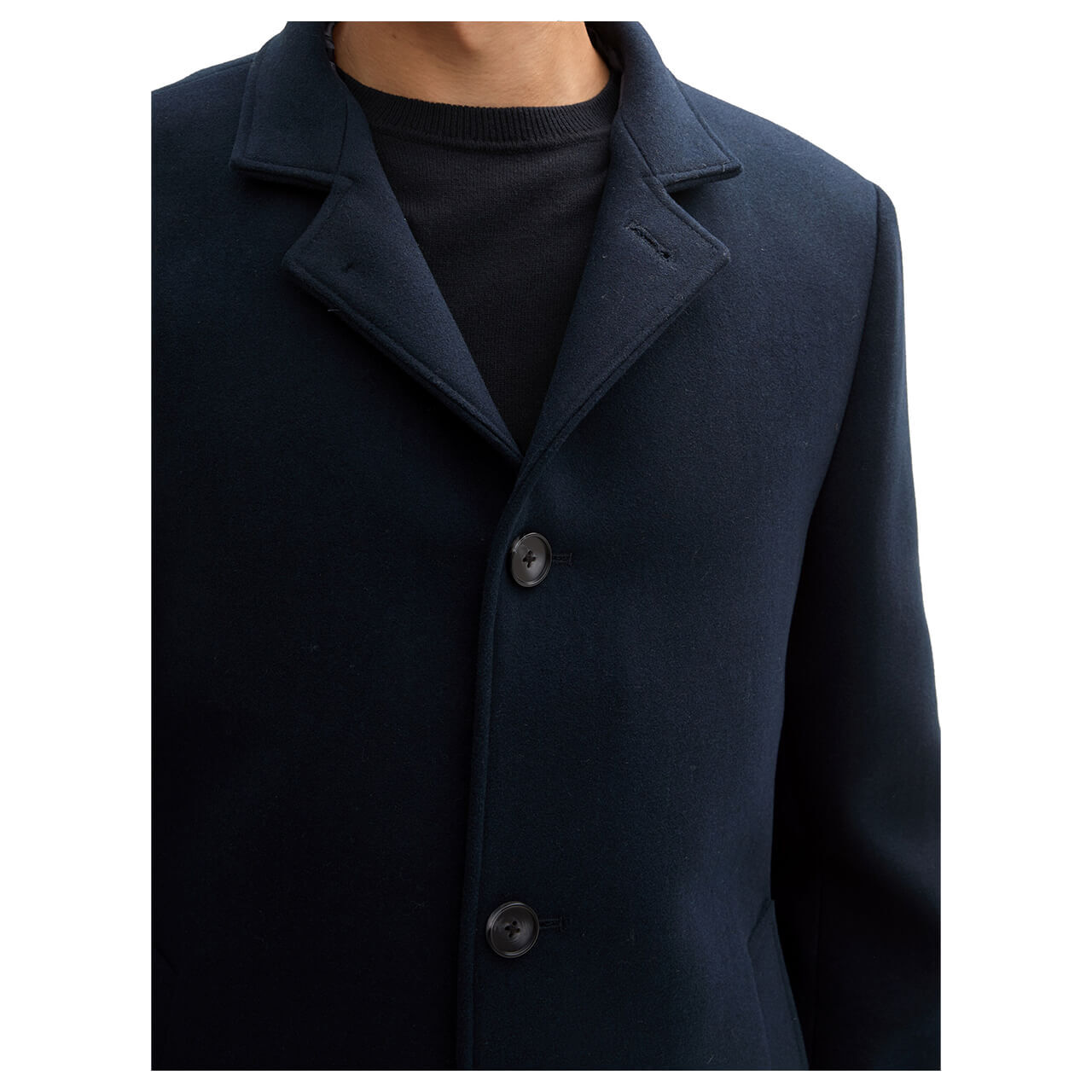 Outfit Mantel Hellblau Herren Tom Tailor Mantel Blau Kaufen