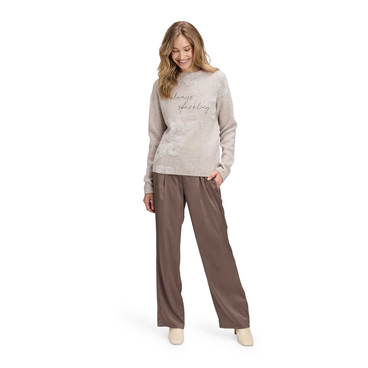 Damenpullover von Betty Barclay in Beige, Ganzkörperansicht