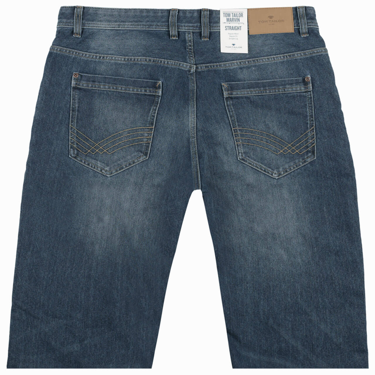 Tom Tailor Jeans Marvin für Herren in Mittelblau verwaschen, FarbNr.: 1052/10281