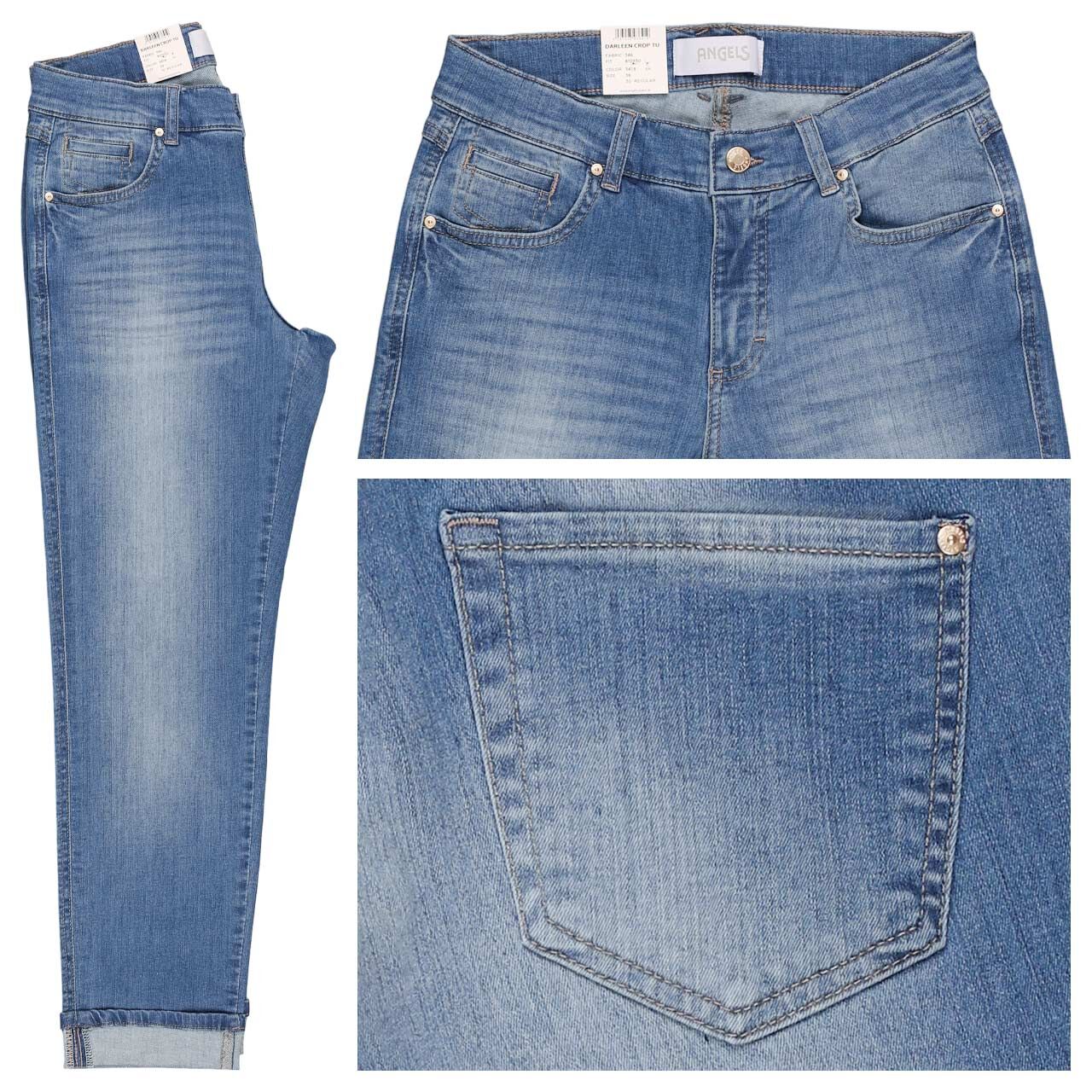 Angels Darleen Crop TU Ankle Jeans ferra blue used buffi