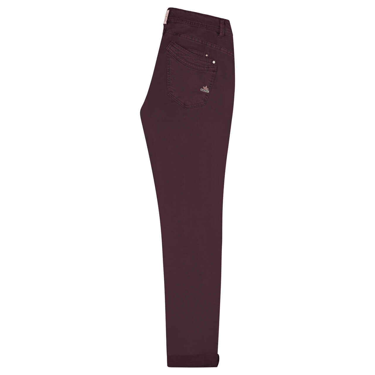 Damen Baumwollhose Malibu Stretch Twill von Buena Vista in Lila, Rückansicht