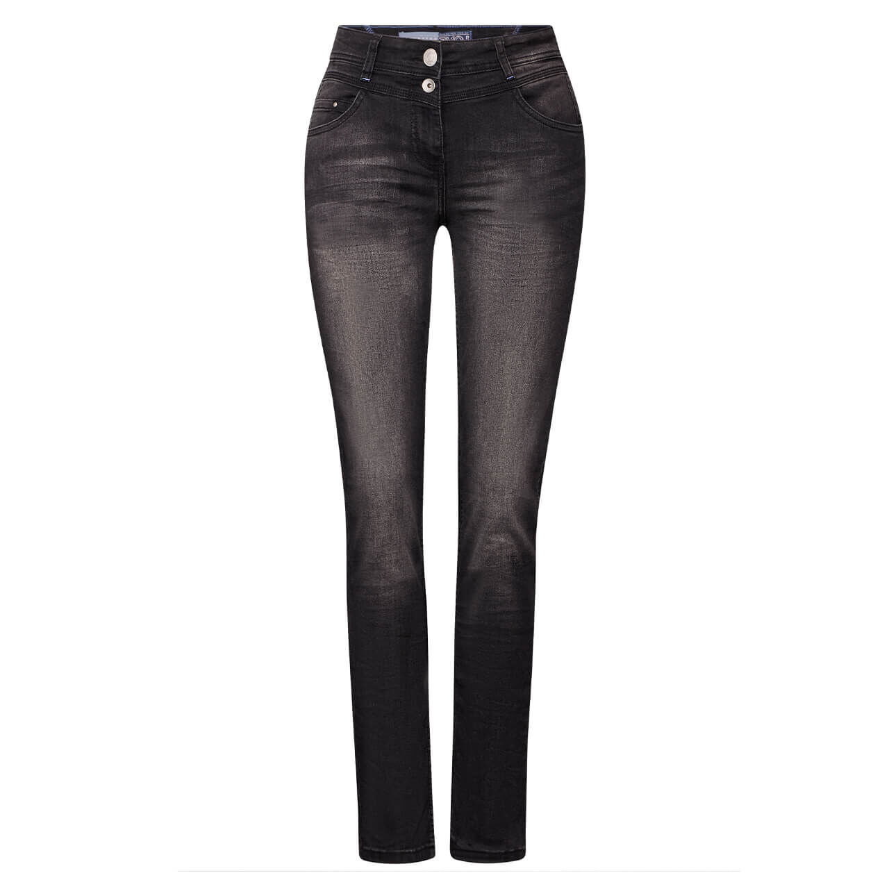 Cecil Toronto Jeans dark grey washed 