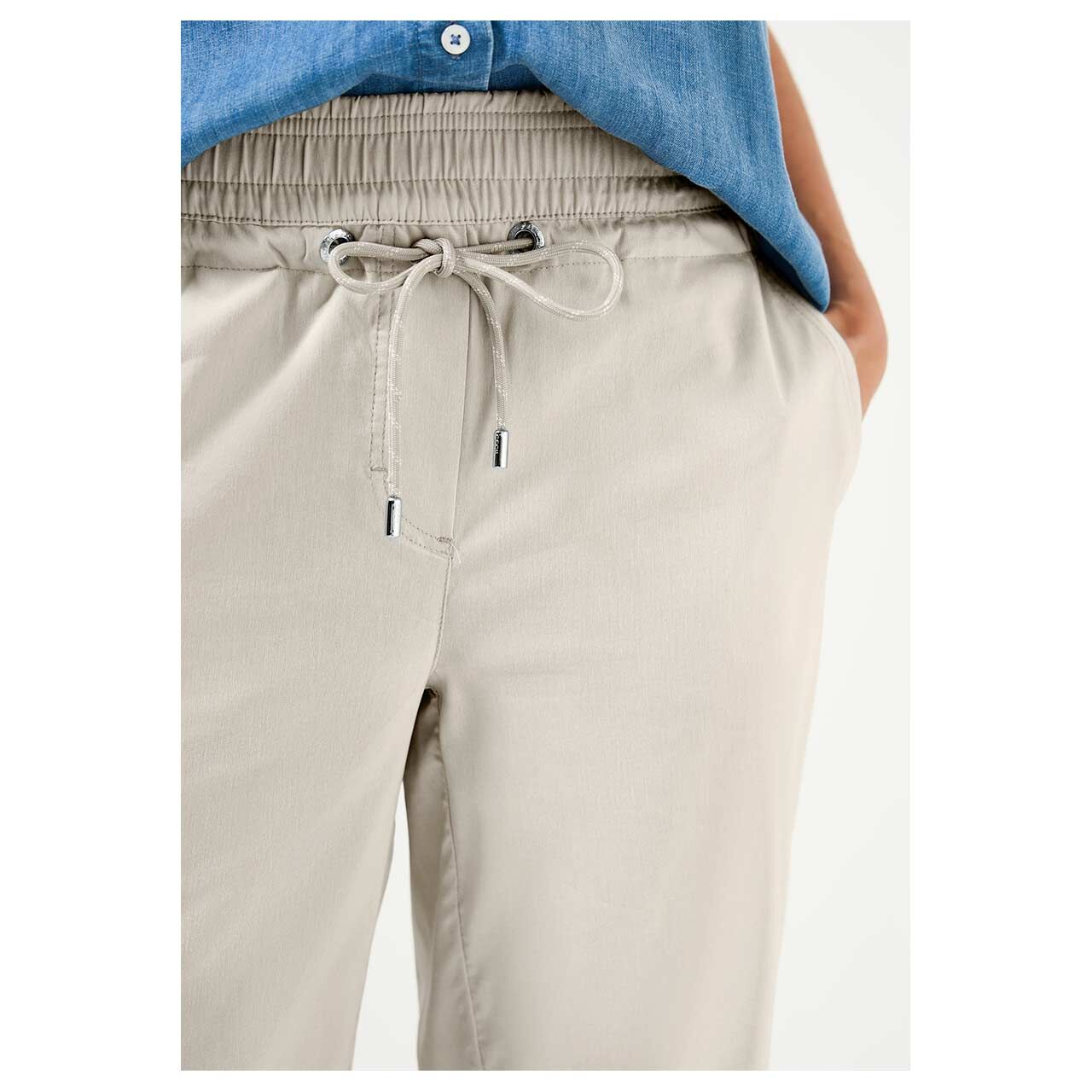 Cecil Neele 7/8 Baumwollhose boulder beige