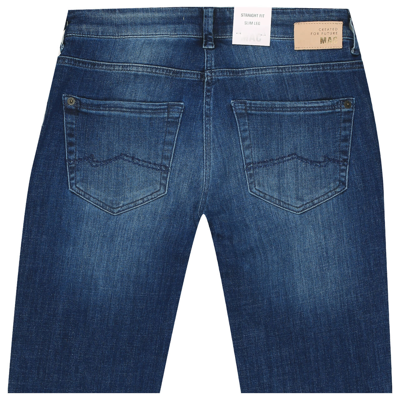 MAC Jeans Carrie Pipe für Damen in Blau verwaschen, FarbNr.: D628