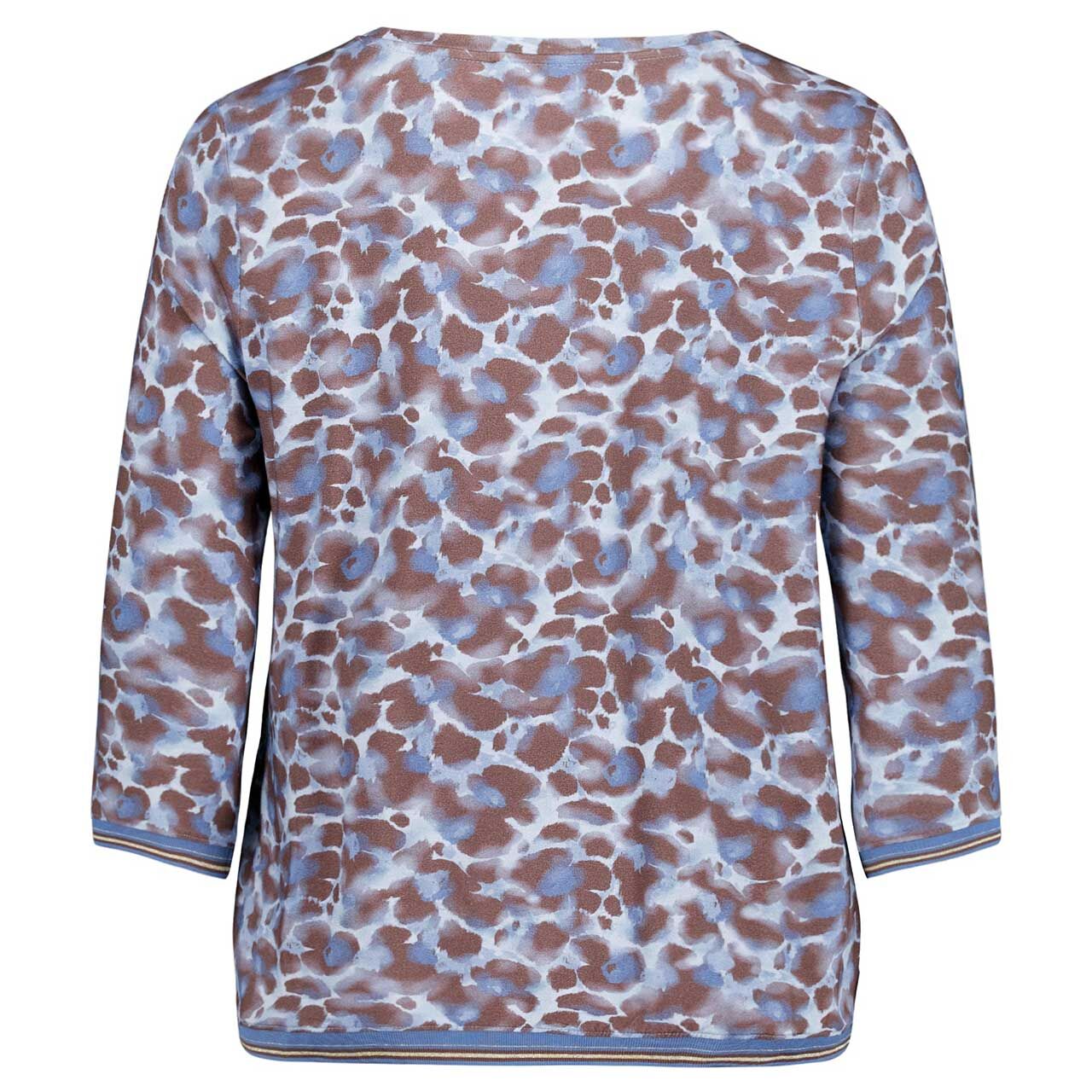 Damen 3/4 Arm Shirt von Betty Barclay in Blau mit Print, Rückansicht