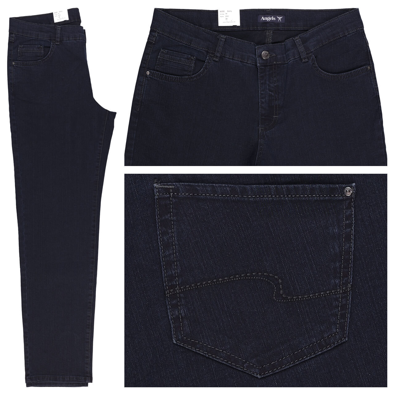 Angels Dolly Jeans blue black