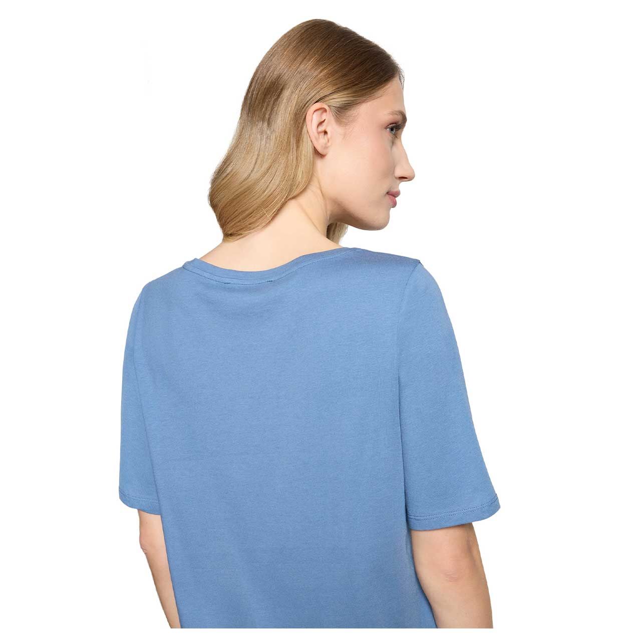 Betty Barclay Damen T-Shirt blue glitter print