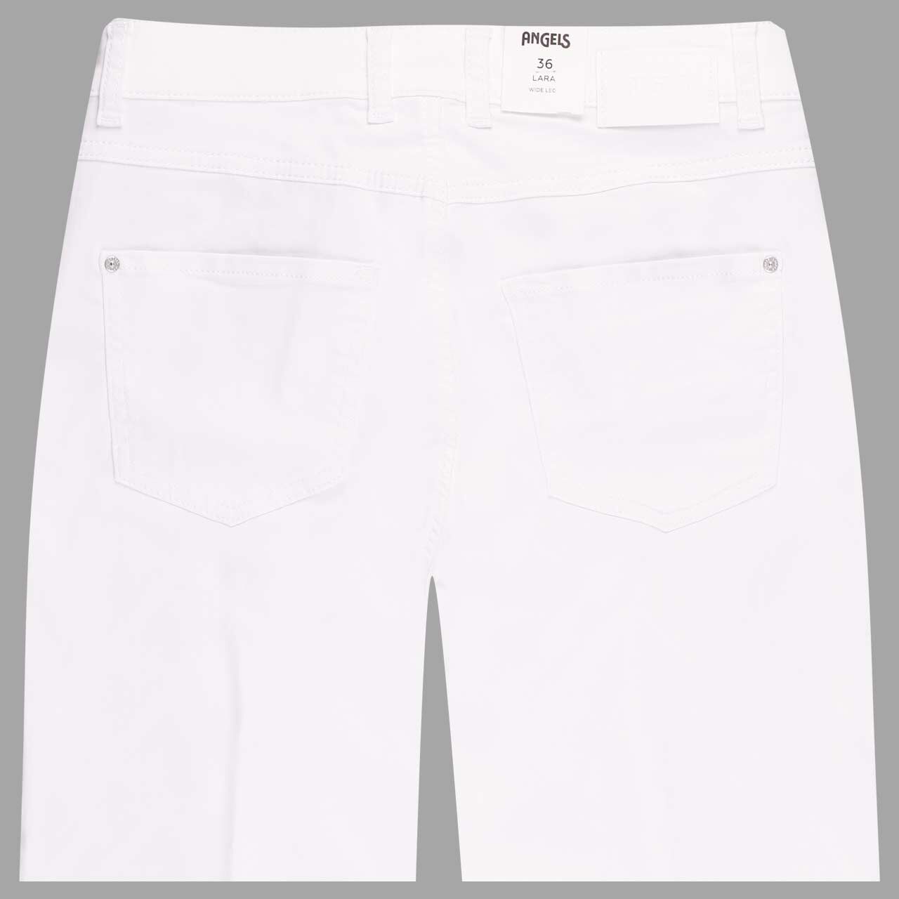 Damenjeans Lara von Angels in Weiß, detaillierte Rückansicht