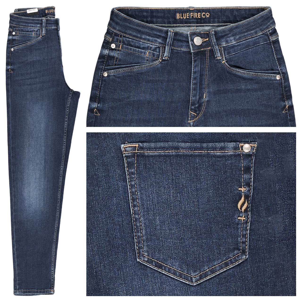 Blue Fire Fiona Ankle Jeans atlantic blue 