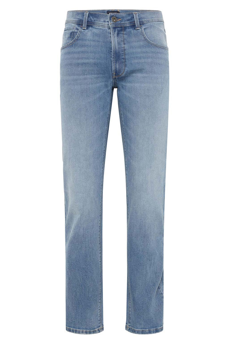 Vorderansicht der Pioneer Rando Herrenjeans in Blau