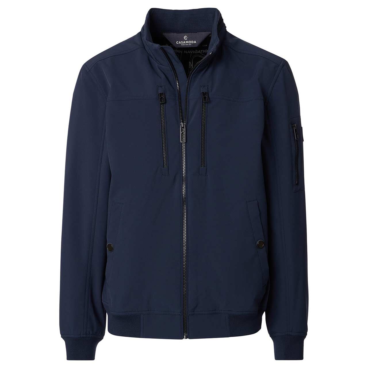Casa Moda Herren Jacke Softshell Blouson dark blue