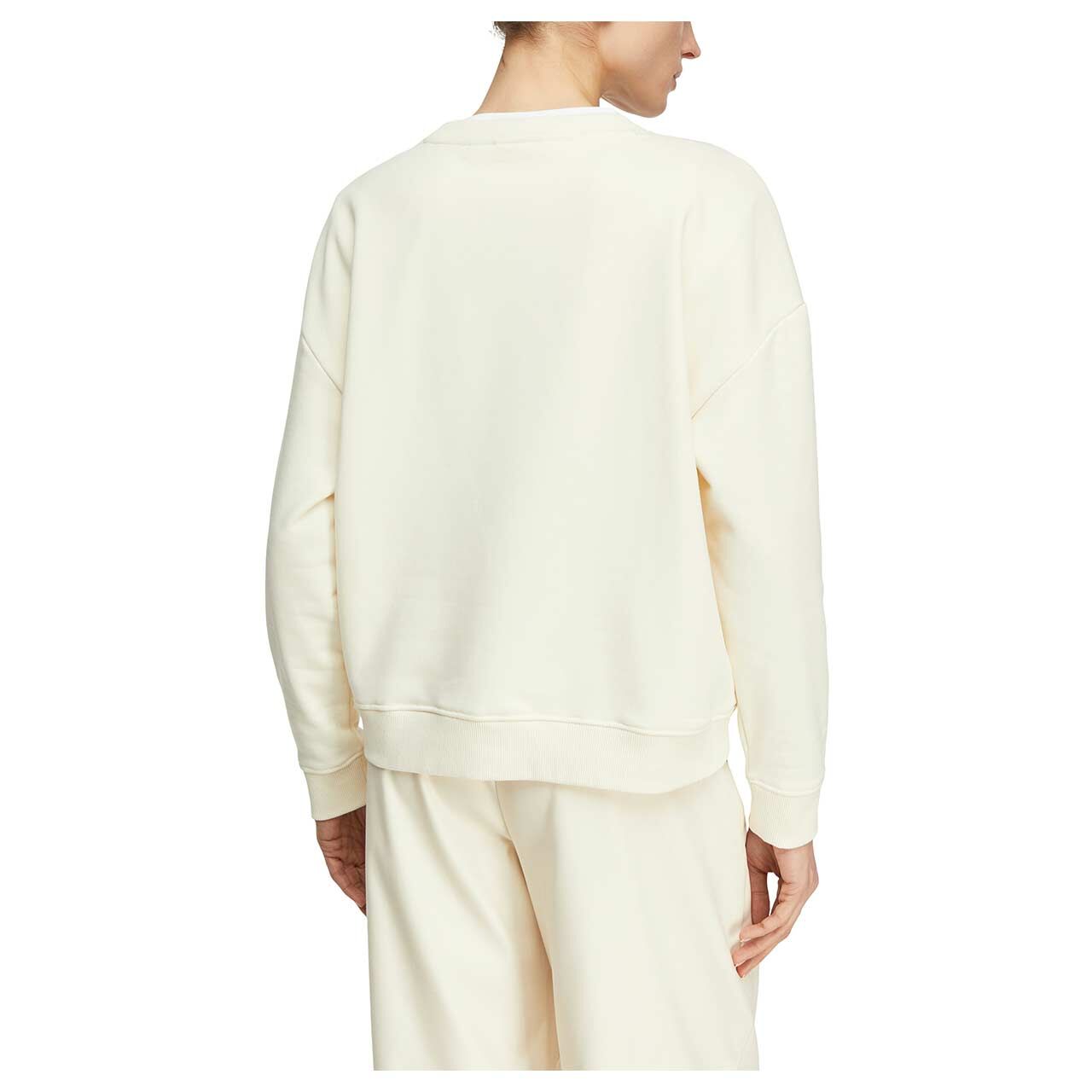 Damen Sweatshirt von Comma in Cremeweiß, Rückansicht Model