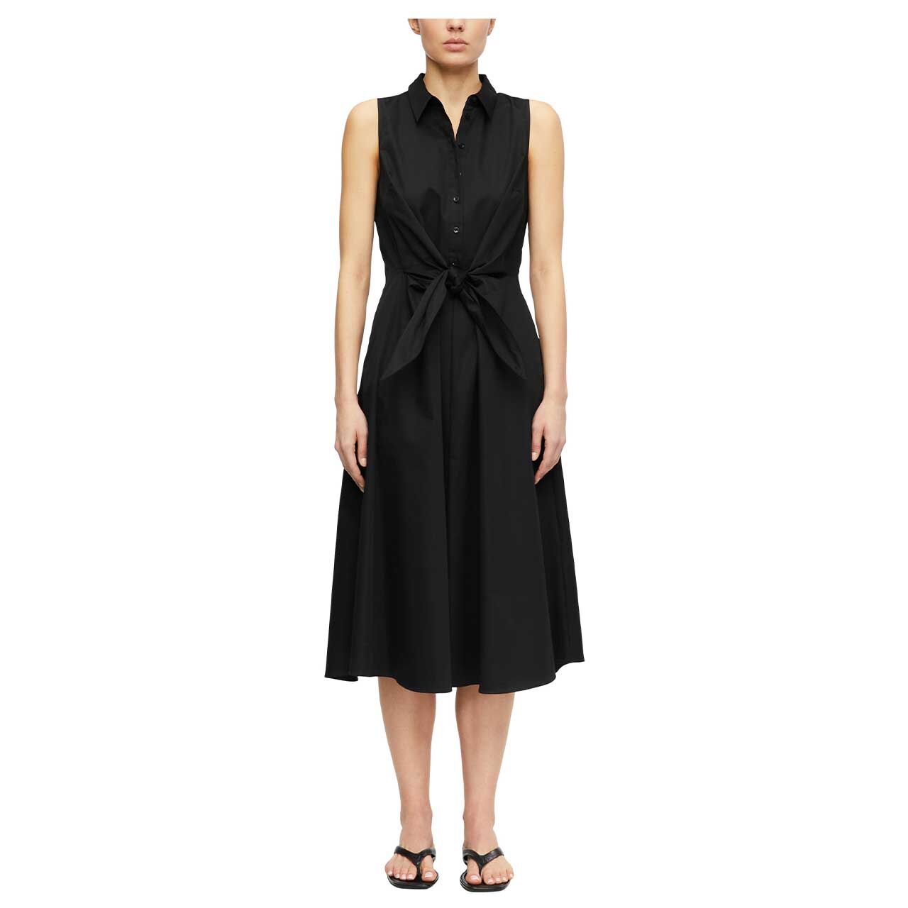 Damen Trägerkleid von Comma in Schwarz, Vorderansicht am Model