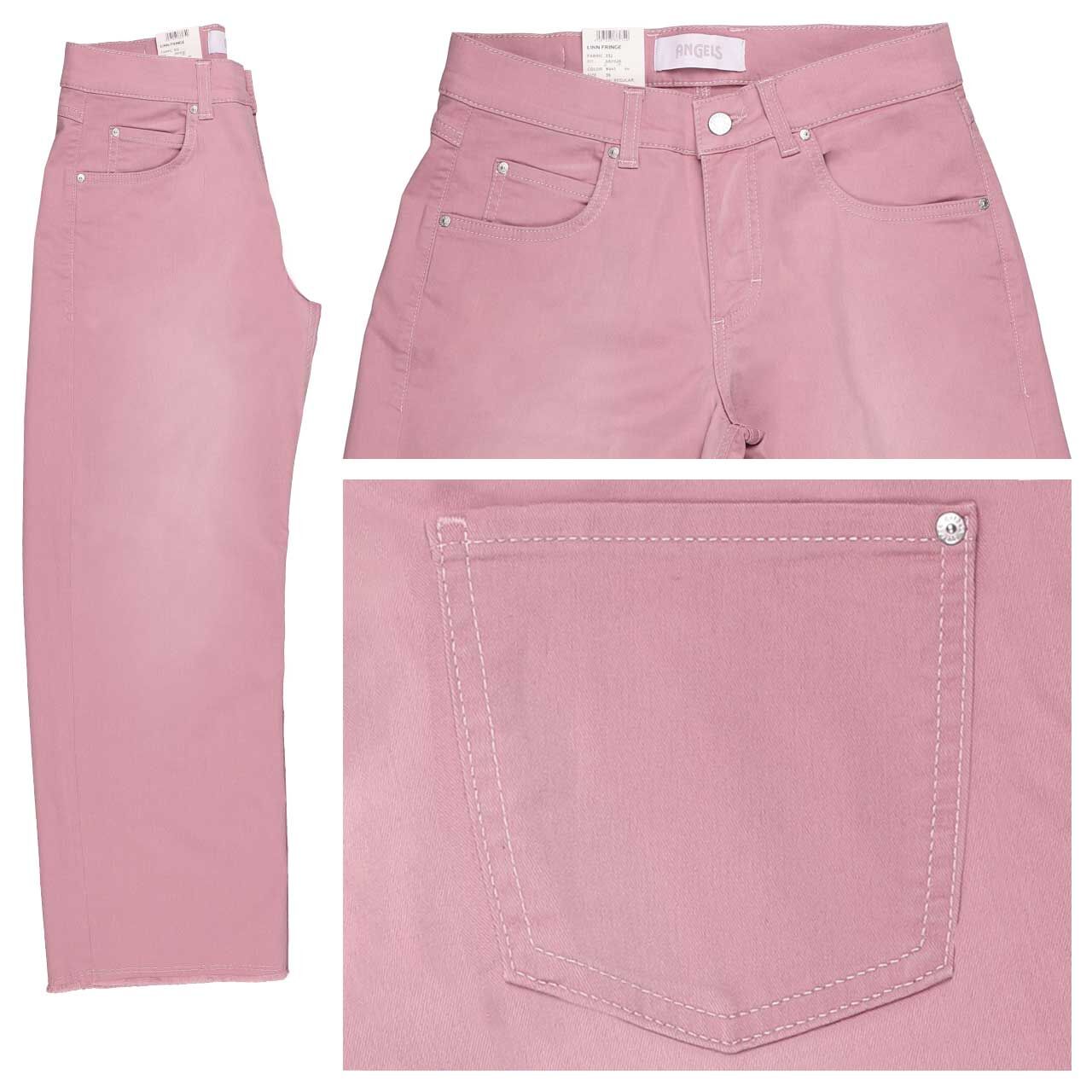 Angels Linn 7/8 Jeans antique rose used fringe Angels Linn 7/8 Jeans antique rose used fringe