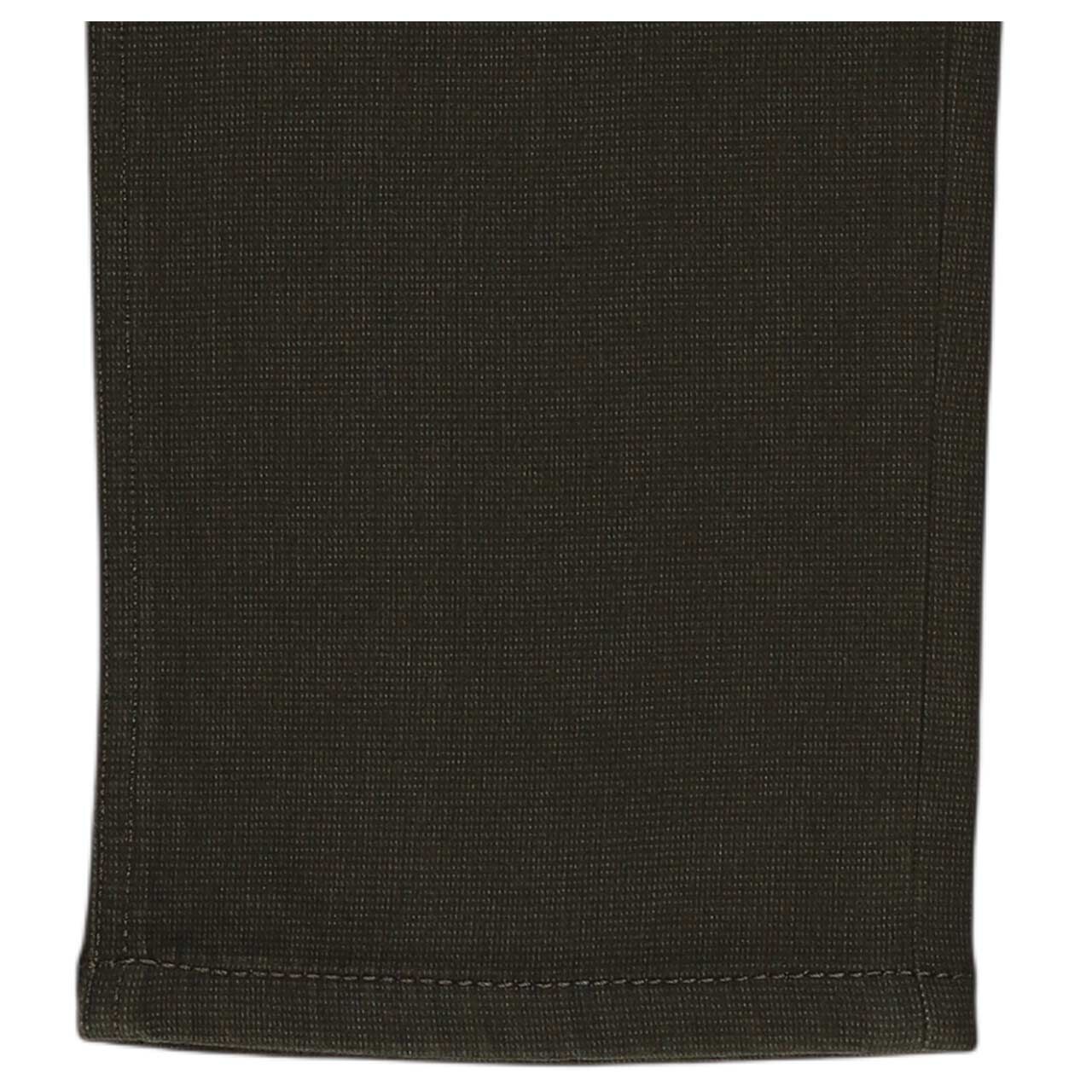Stretch Herren Baumwollhose Jogn Jeans von MAC in Dunkelgrün, Detailansicht Saum