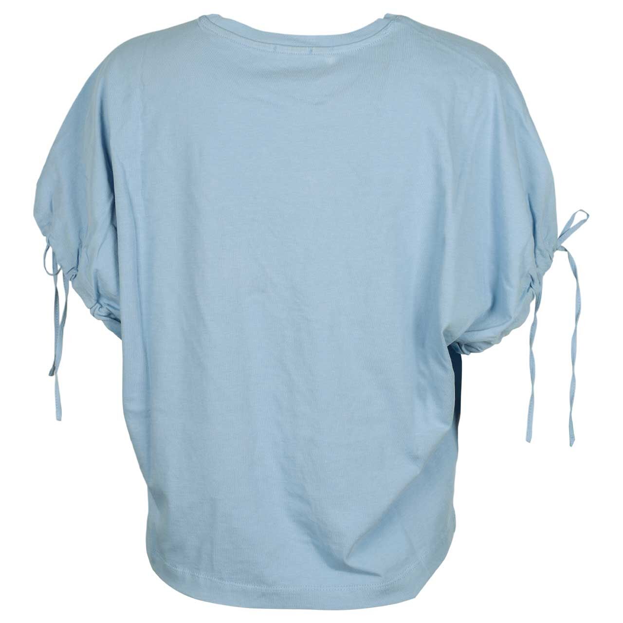 s. Oliver Damen T-Shirt in Hellblau, Rückansicht