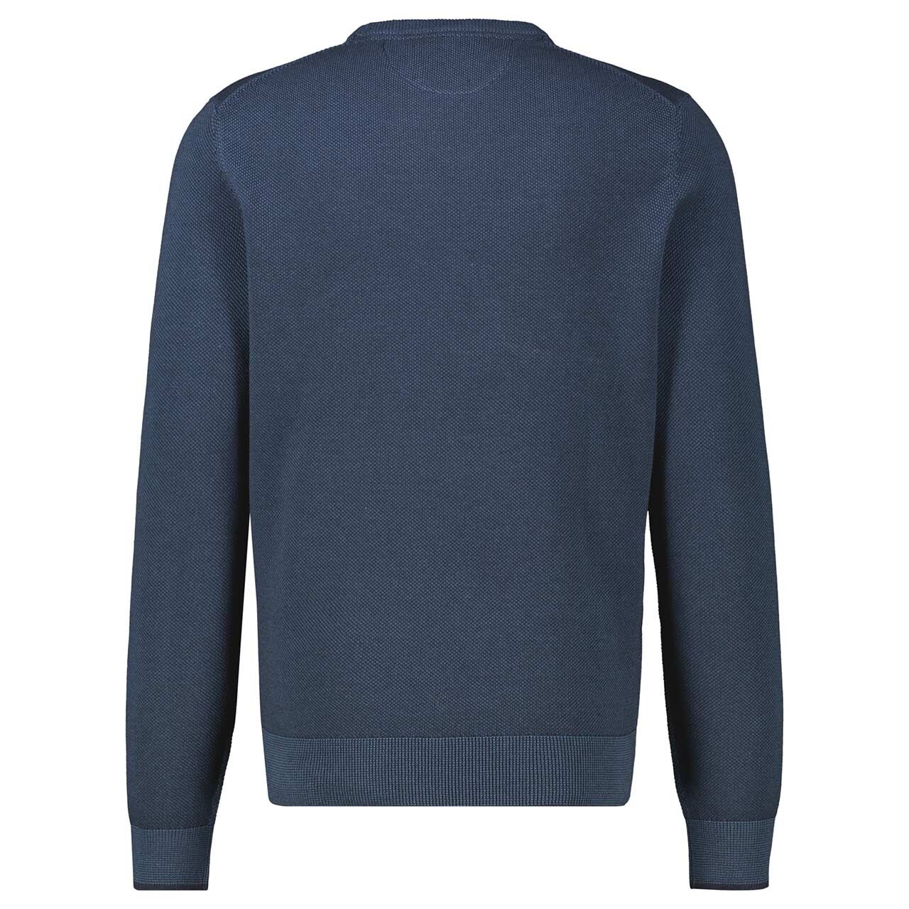 Herren Pullover von Lerros in Dunkelblau, Rückansicht
